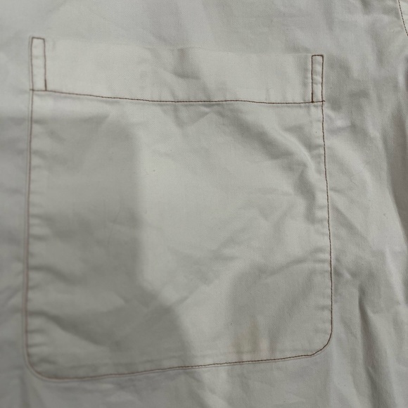 [2XL]Club Monaco Standard Fit 1/4 Zip Cotton Blend S/S Popover Shirt - Picture 6 of 12